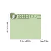 Multi-Functional easy-to-clean art Silicone painting pad  [Green + Scrub cup + 10 Green brushes]