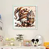 (Multi-Style) Coffee Gnome-11CT Stamped Cross Stitch 40*40cm/15.75*15.75in