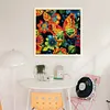 Butterfly - Full Embroidery 9 CT Stamped Cross Stitch Bead Embroidery - 40*40CM