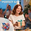 National Flag and Flowers DIY Acrylic Diamond Painting Hanging Kit Special Shape Crystal Rhinestone Art Pendants Single Side Drill for Adults Gift Home Wall Or Window Decor