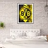 Dortmund Team Crest-Full Round Diamond Painting 30*40cm