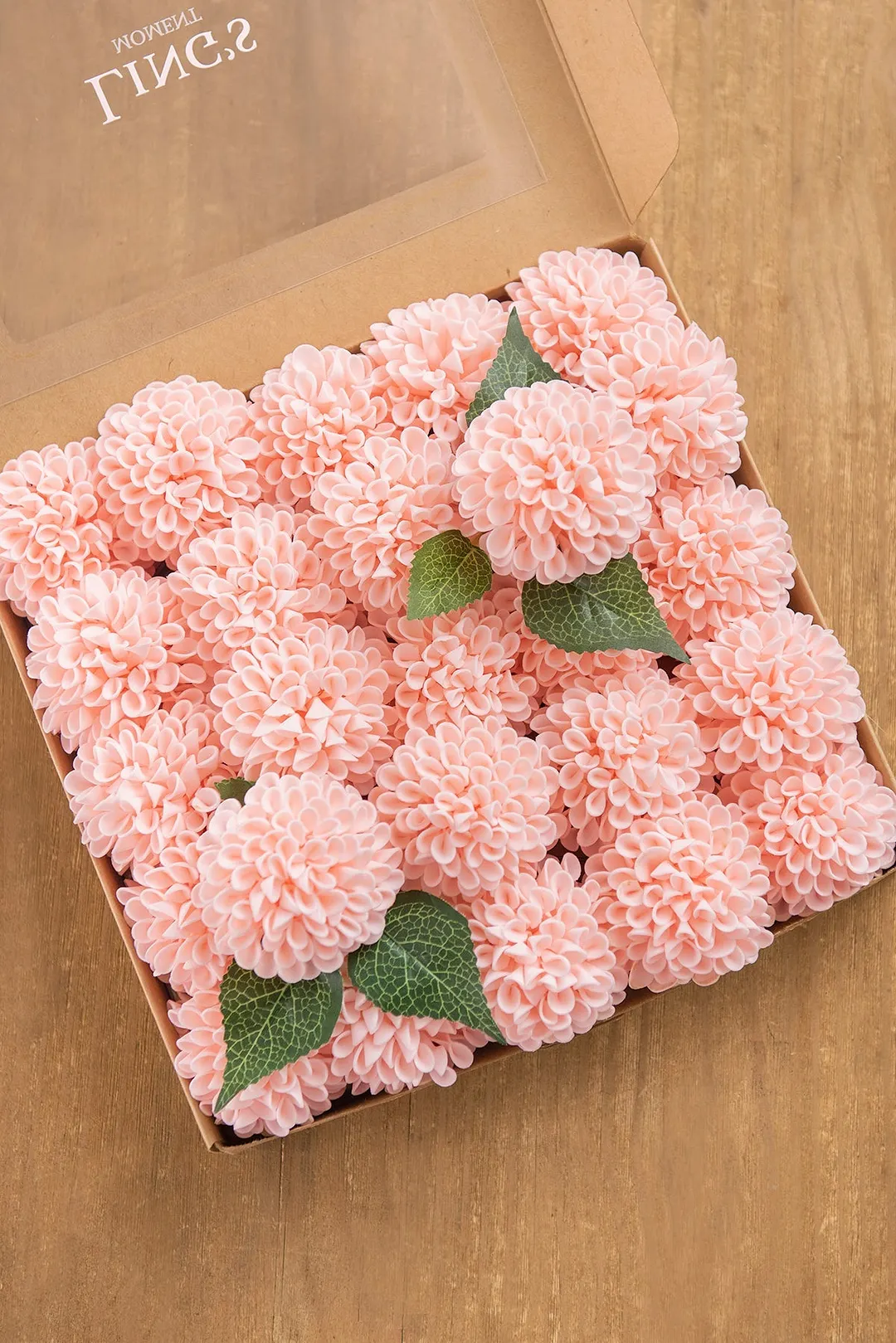 2.5" Foam Dahlia with Stem - 8 Colors