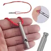 Titanium Emergency Whistle Ultralight Loud Safety Survival Whistle with Lanyard