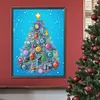 Diamond Painting -DIY Round Drill Colourful Xmas Tree