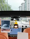 Car Headrest Tablet Holder Phone Cup Holder and Hook Adjustable Tablet Car Mount