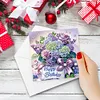 6Pcs Diamond Painting Birthday Theme Greeting Cards Congratulations Cards & Gifts