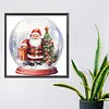 5D DIY Full Round Drill Diamond Painting Santa Claus Crystal Ball Home Decor