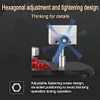 2-in-1 360&deg; Steering Multi-functional CNC Vise Clamp Plier for Model Engine Building/Debugging/Repairing