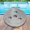 Pool Skimmer Zinc Anode Weight Plate Anti-Electrolysis Weight Zinc Anode Plate