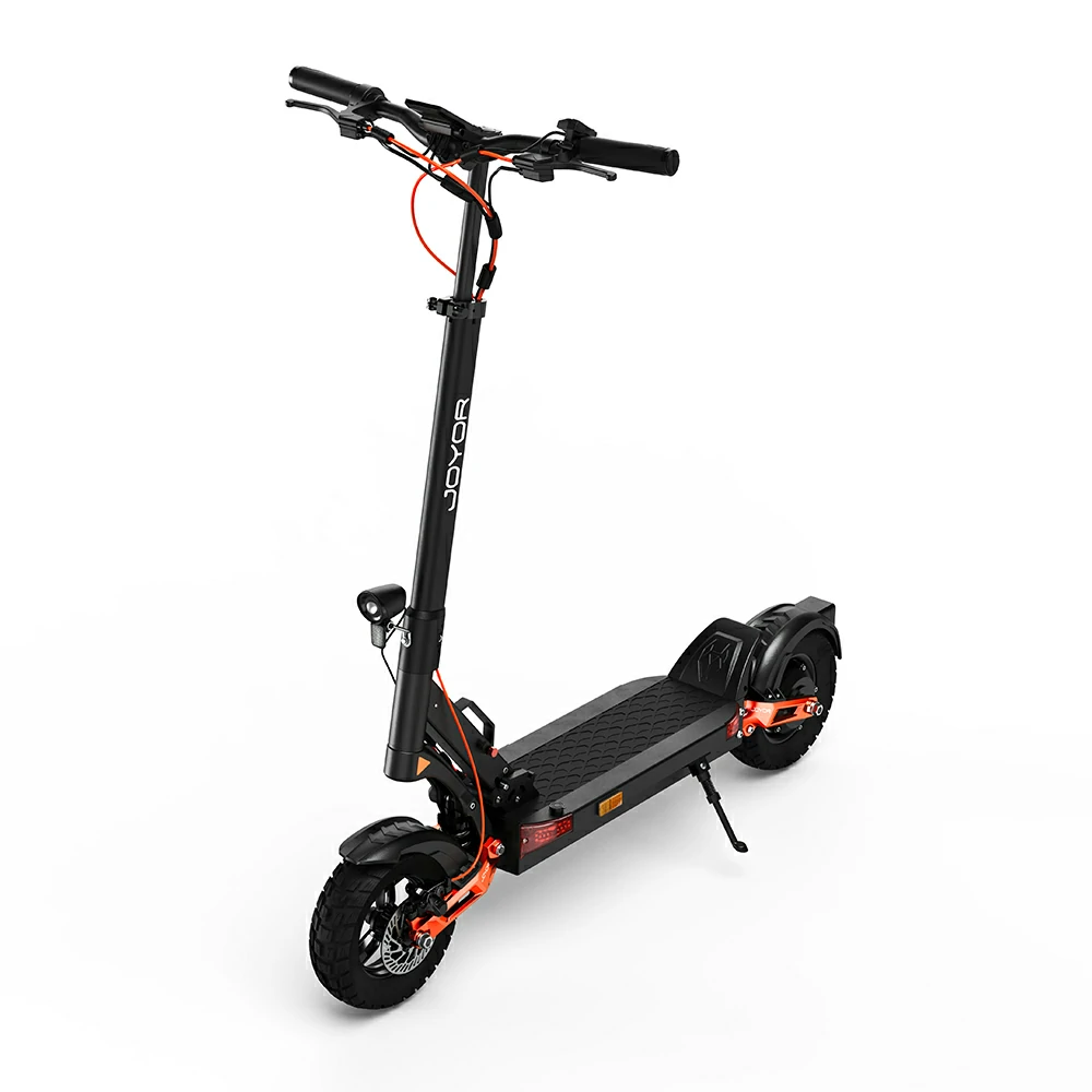 Joyor T6 Electric Scooter 600W Motor, Dual Suspension, Foldable Design,10-inch Pneumatic Tires, 70km Range