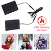 USB Heating Pad Electric Heating Pad Foldable Carbon Fiber Heated Mat for Winter