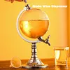 3.5L Alcohol Drink Dispenser Club Party Accessory Globe Shape Dispenser for Home