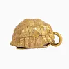 Pure copper bell tortoise shell keychain pendant good luck