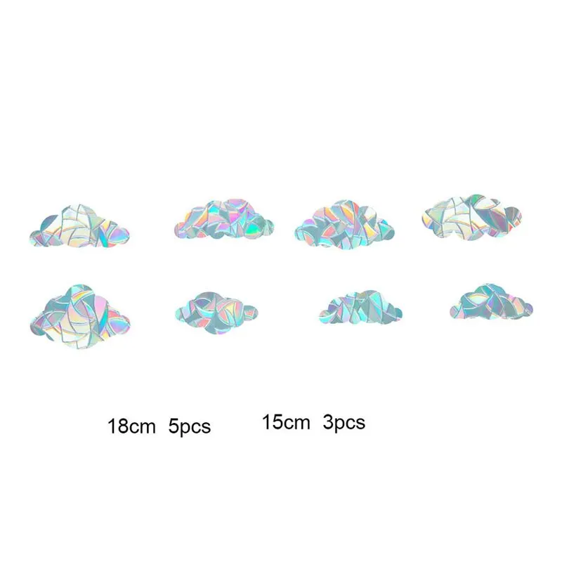 1pcs Lotus Window Decor Film Electrostatic Glass Sticker Rainbow Prism Decals Living Room Bathroom Balcony Decoration