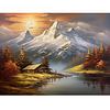 Diamond Painting-DIY Full Round Drill Mountains