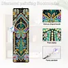 (US Local)8Pcs DIY Butterfly Diamond Painting Art Bookmarks with Crystal Pendants for Gift