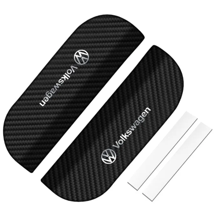 Car Reversing Mirror Rain Shield Reflective Rain Shield With Car Logo