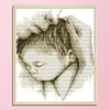 Embrace-14CT Stamped Cross Stitch Kit(28*31cm)