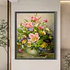（Big Size)Vase Flowers-Paint by Numbers Acrylic Painting 50*60CM
