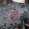 2024/2025 Player Version Palestine Training Wear Black Football Shirt 1:1 Thai Quality