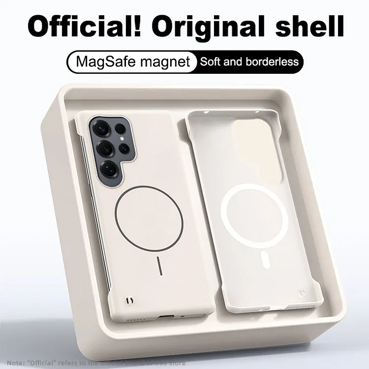 Frameless Solid Color Magnetic Case For Samsung