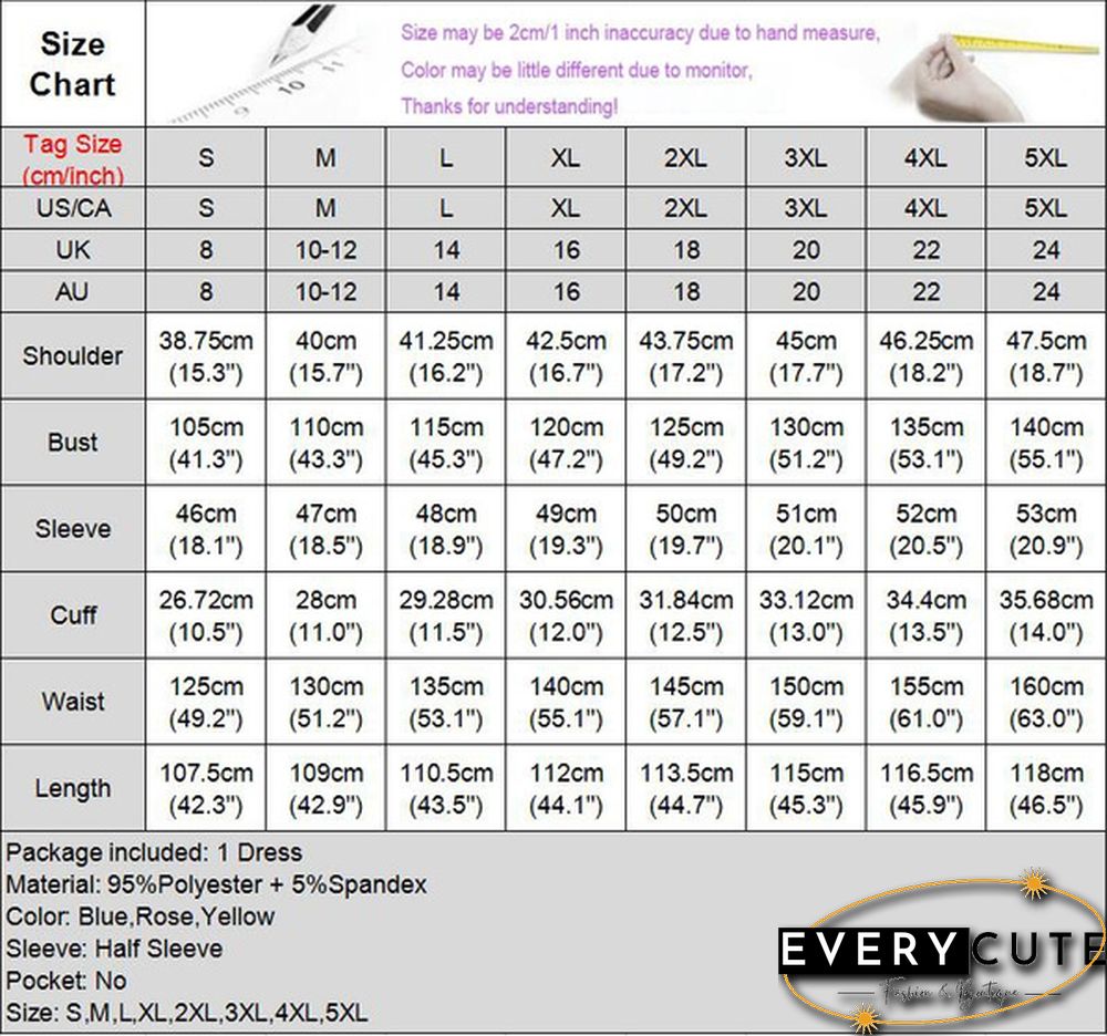 VONDA Women Half Sleeve Irregular Hem Pleated Dress Casual Loose Holiday Long Dresses Vestidos Plus Size 4#
