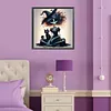 Halloween Skeleton Witch-Full Square Diamond Painting(35*35CM)