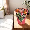 Floral Thank You Card 3D Pop Up Card for All Occasion (Blossoms)