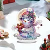 5D DIY Special Shape Diamond Painting Desk Ornament Snowman Decor Kit
