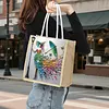 Diamond Painting Colorful Skirt Lady Tote Bag Handbag
