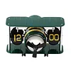 Retro Flip Down Clock, Moving Gear Wall Clock, 3D Movements, Desk Clock, Office Shelf Clock Home Decorative Alarm