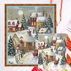 Winter Snow Scene - 11CT Stamped Cross Stitch - 50*40cm - Xmas