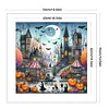 (Multi-Style) Halloween House-11CT Stamped Cross Stitch 50*50cm/19.69*19.69in