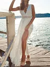 Plunging V-Back Sleeveless Maxi Dress