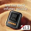 Tire Inflator 120 PSI Portable Air Compressor with LED Light Cordless Bike Pump
