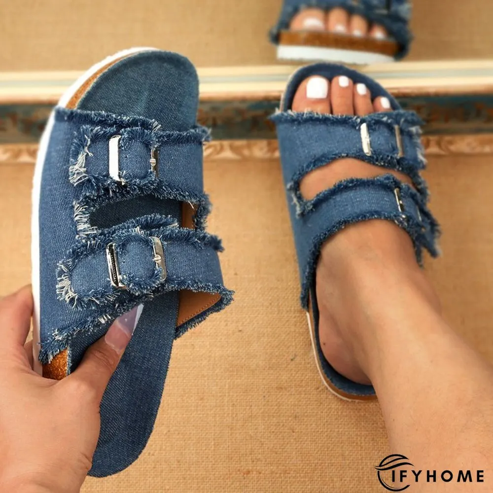 Women's Date Denim Slipper | IFYHOME