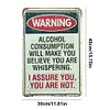 Warning - Vintage Metal Signs - 20*30cm/30*40cm - Warning
