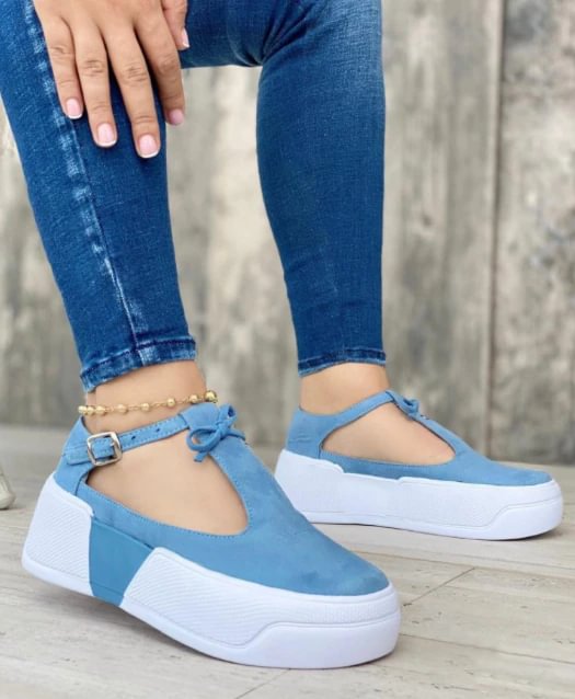 Qengg New Women Sneakers Slip on Zipper Thick Bottom Solid Color Vulcanized Shoes Casual Wedge Walking Flats Zapatillas De Mujer