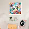 Flowers Hummingbird-11CT Stamped Cross Stitch 40*40cm