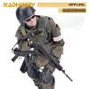 Plastic multi-accessory military model 12-inch jungle sniper with Barrett 1/6 soldier