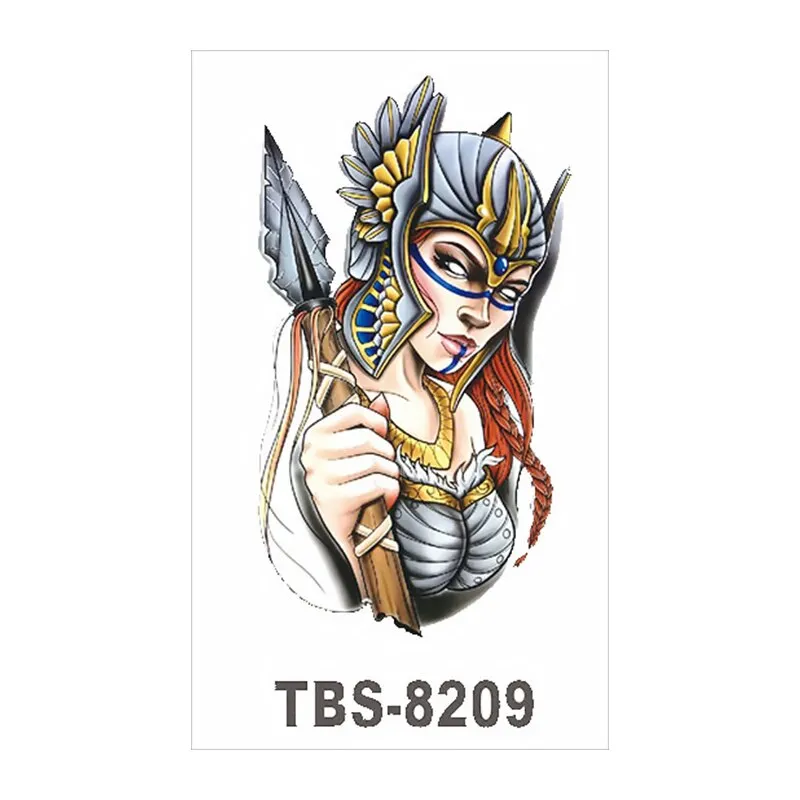 Waterproof Temporary Tattoo Stickers Wolf Fox Tattoo Chest Stickers Leg Arm Tatoo Man Woman Fake Tattoo Art Fashion Body Jewelry