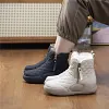 Women's High Top Thick Sole Waterproof Snow Boots(🎁Christmas Hot Sale🎁)