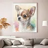 Chihuahua Dog-11CT Stamped Cross Stitch 40*50cm/15.75*19.69in