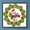 >SALE<5D DIY Partial Special Shaped Drill Diamond Painting Kit Wreath Decor 30x30cm