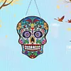 >SALE<Acrylic Skull 5D DIY Rhinestone Diamond Painting Dots Pendant for Wall Decor