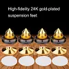 4pcs Speaker Spikes Stand CD Subwoofer Amplifier Turntable Isolation Feet