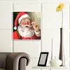 Santa Claus-Paint by Numbers Acrylic Painting     20*20cm