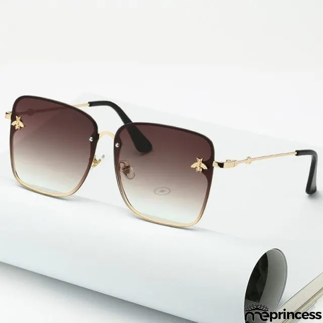 Rimless Square Sunglasses