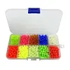 1000pcs/box Luminous Fishing Beads Hard Plastic Round Glow Beads Fishing Stopper