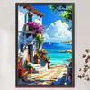 Seaside Town-11CT Stamped Cross Stitch 40*60cm/15.75*23.62in (Big Size)